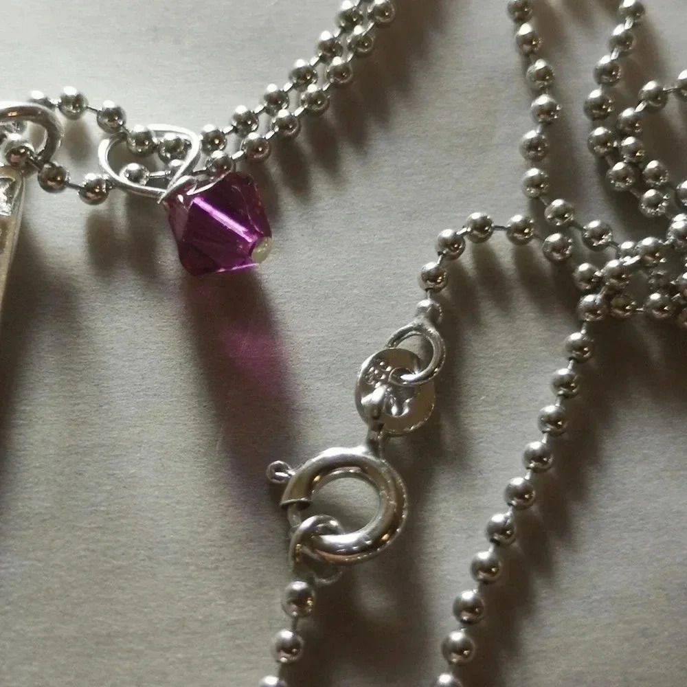 Sterling  Silver necklace - Picture 3 of 4